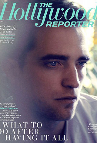 بالصور: روبيرت باتينسون شاب حالم على غلاف مجلة The Hollywood Reporter 