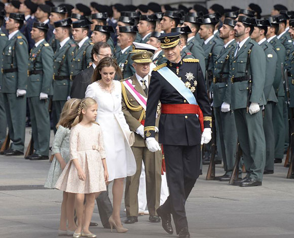 حفل تنصيب الامير فيليب ملكاً على اسبانيا 