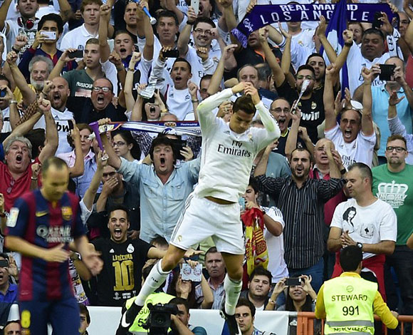 ريال مدريد يفوز بمباراة الكلاسيكو في ارضه على برشلونة