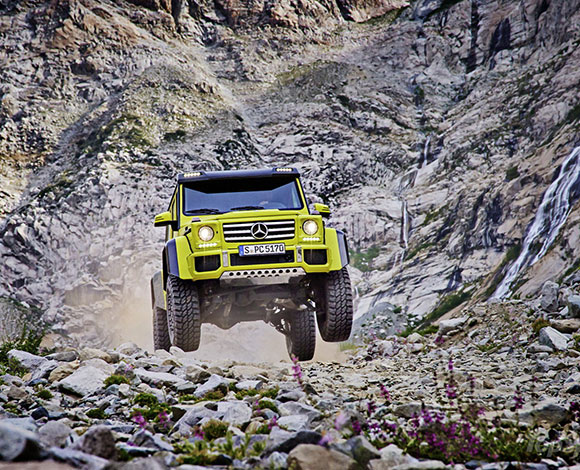 "مرسيدس G500 4x4²" تفاجئ العالم بجبروتها