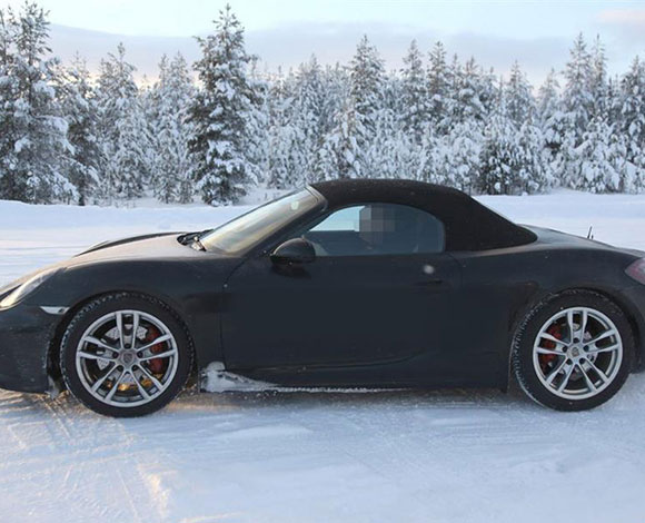 صور تجسسية لسيارة بورش بوكستر GTS 2014