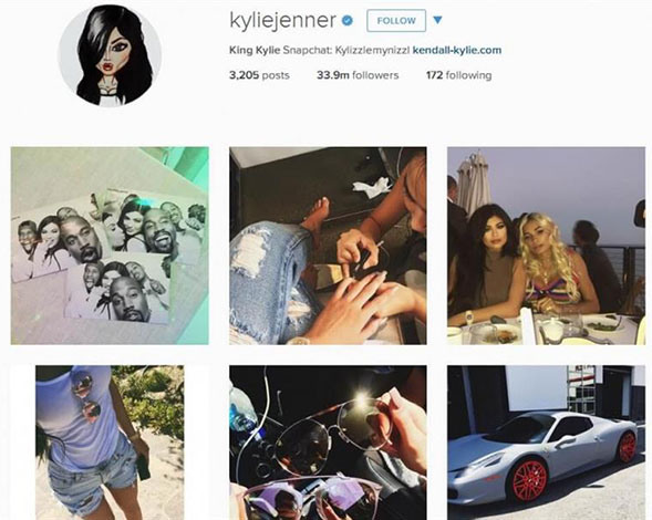 النجوم الأكثر شعبية على انستقرام... كارداشيان في المقدمة