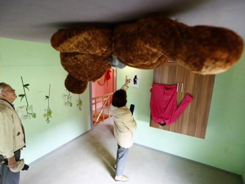 "Crazy House" المنزل المقلوب في ألمانيا