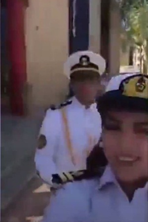 طلبة الكلية البحرية المصرية يحتفلون باليوم البحري العالمي .. ومعهم أول قبطان بحري سعودي