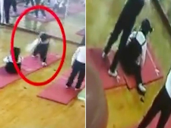 بالفيديو: طفلة صغيرة تصاب بالشلل في صف الرقص!