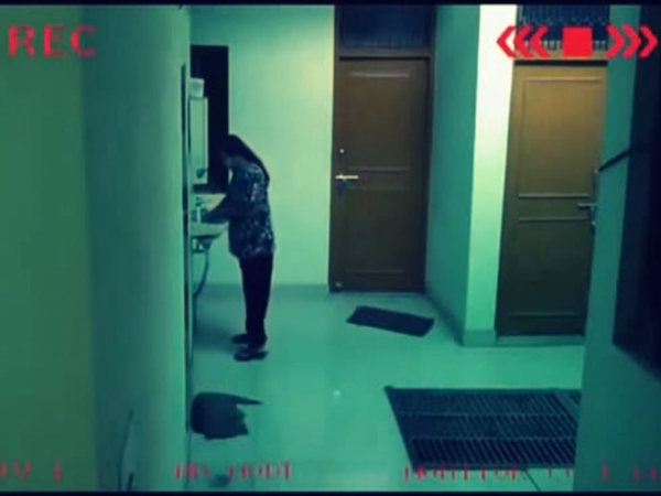 شاهد الفيديو الذي أرعب الآلاف لشبح يصدم سيدة