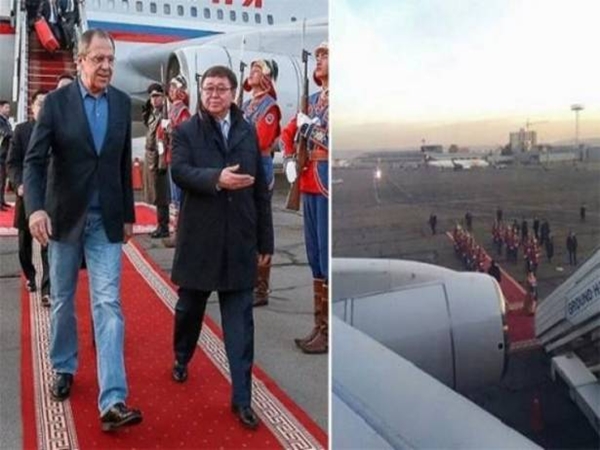 أزمة منغولية بسبب ملابس وزير الخارجية الروسي