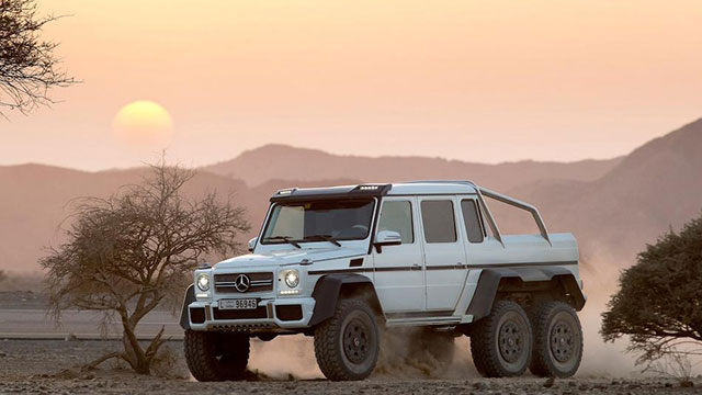Mercedes G63 AMG 6x6   ... سيارة ذات قدرات عبور خارقة