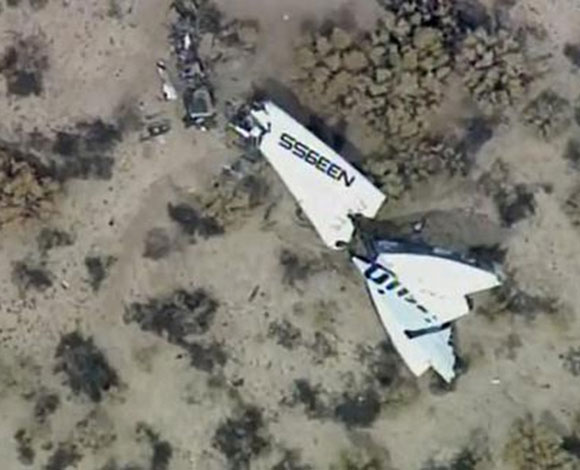 تحطم مركبة Virgin Galactic SpaceShipTwo السياحية