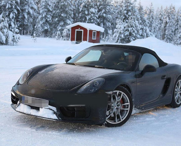 صور تجسسية لسيارة بورش بوكستر GTS 2014