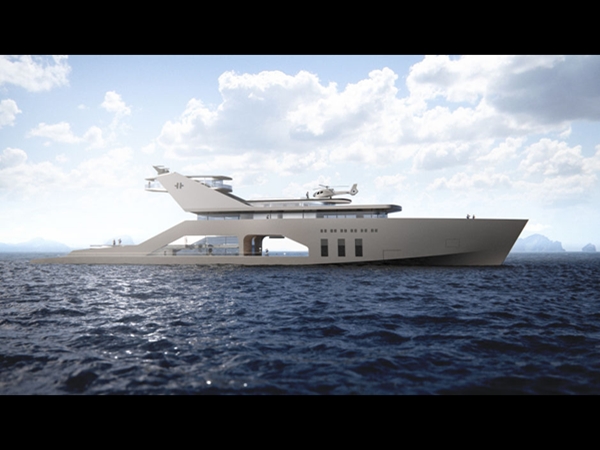 لن تصدق هذا .. أول يخت بشاطئ خاص على متنه