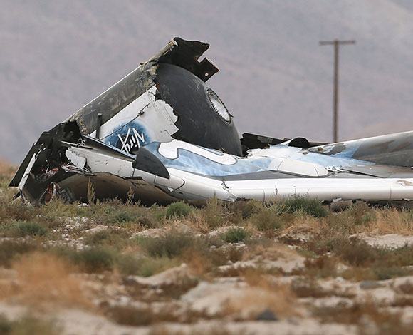 تحطم مركبة Virgin Galactic SpaceShipTwo السياحية