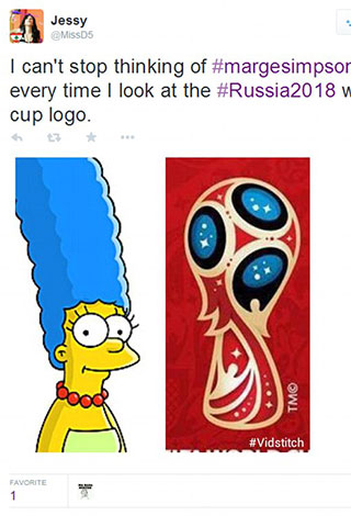صور ساخرة من الشعار الجديد لمونديال روسيا 2018