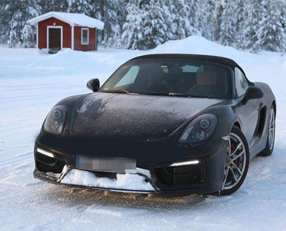 صور تجسسية لسيارة بورش بوكستر GTS 2014