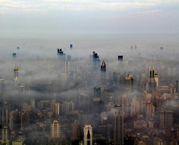 الصور الحائزة جائزة الصور الجوية لمدينة شنغهاي