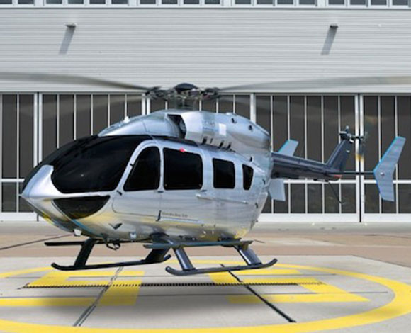 هيليكوبتر Airbus EC145 الفاخرة مع لمسة من مرسيدس بينز