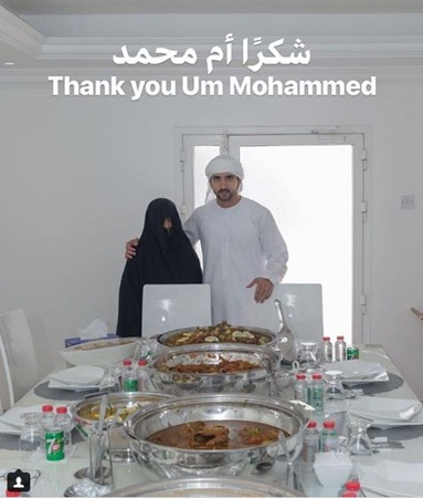 الشيخ حمدان آل مكتوم يحقق أمنية سيدة إماراتية