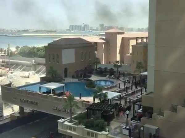 حريق في فندق موفنبيك دبي .. ليكون ثالث حريق في أسبوع .. فيديو