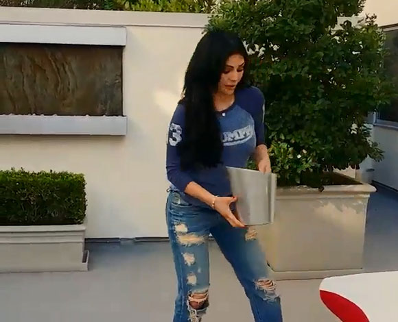 بالفيديو: من تحدت هيفا وهبي بعد الـ Ice Bucket Challenge؟