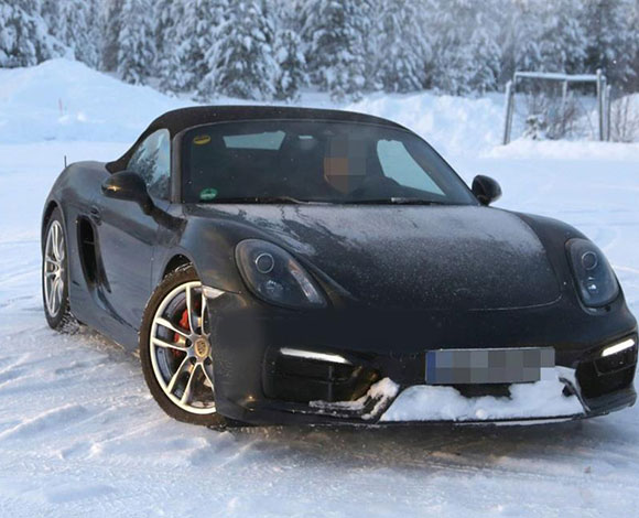 صور تجسسية لسيارة بورش بوكستر GTS 2014