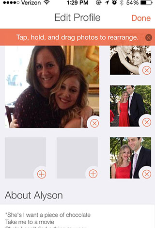 تطبيق Tinder للمواعدة