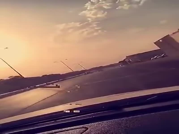 شاهد فيديو لمفحط بالسعودية تنتهي حياته على الفور