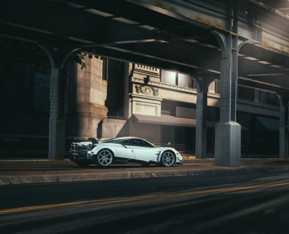 كواليس تصوير سيارة Pagani Huayra التي يبلغ ثمنها 2.5 مليون دولار