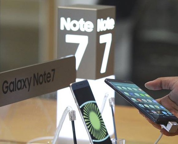 علبة Note 7 جديدة مضادة للنار من سامسونج