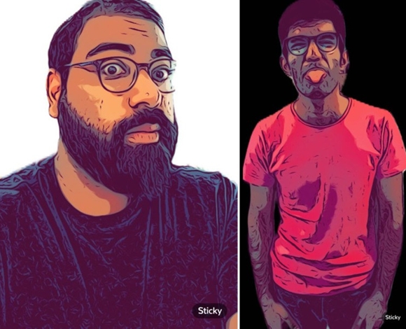 Ra2ed يُعرفك إلى الطريقة التي يُمكنك من خلالها تحويل صورتك السِلفي إلى ملصق