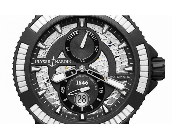 UlysseNardin تطلق ساعة Diver Black Sea الجديدة