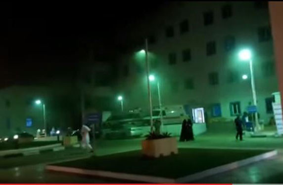 بالفيديو.. لحظة اندلاع الحريق بمستشفى جازان