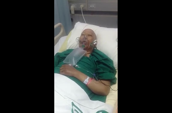 "فيديو"قبل وفاته بيوم.. فلبيني ينطق الشهادتين وهو على فراش الموت.