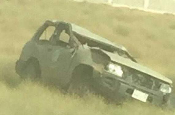 بالصورة: وفاة مقدم بحرس الحدود نتيجة لانقلاب سيارته على طريق جازان أبو عريش