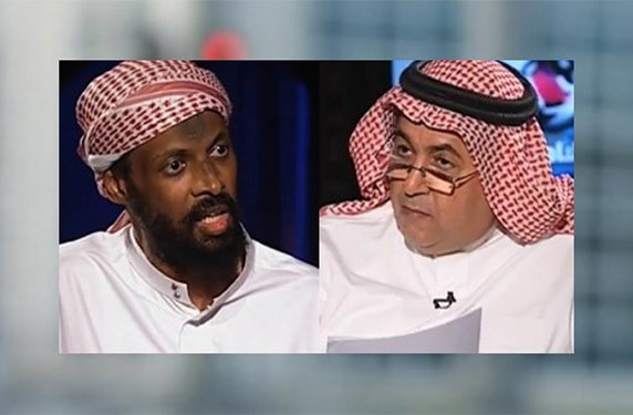 إرهابي يهدد إعلامي سعودي بالقتل على الهواء مباشرة بالفيديو