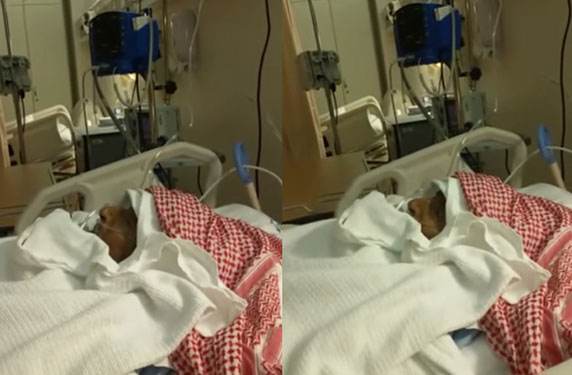سعودي يرفع الأذان وهو في غيبوبة