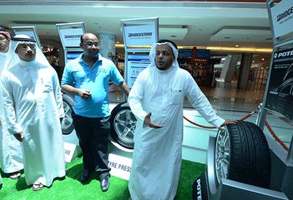 تدشين حملة "بريدجستون لسلامة الإطارات والحفاظ على البيئة" في جدة