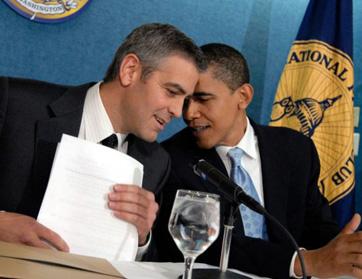 شعبية كلوني تدرّ 15 مليون دولار على أوباما وبن هوفمان يسخر