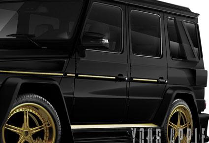 Dartz G Class Itemper الذهبية من مرسيدس