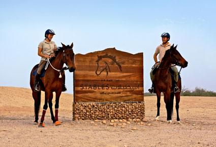 افتتاح اسطبلات جزيرة صير بني ياس 