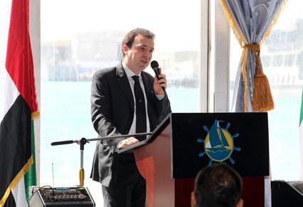 وفد رفيع المستوى من الإمارات وإيطاليا والعراق يزور شركة الفتان لصناعة السفن في أبوظبي