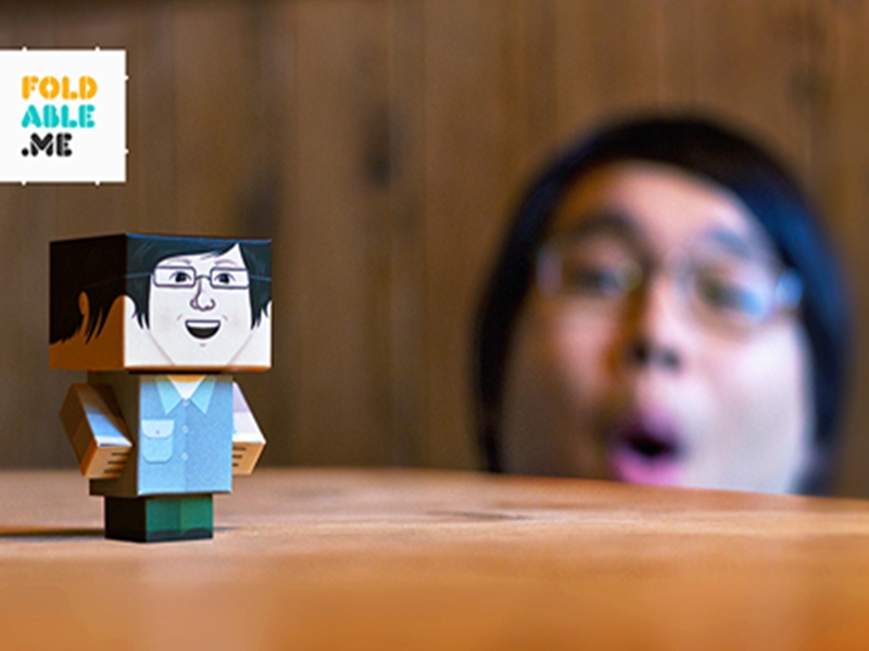 احصل على مجسم شخصيتك الكرتونية التي تشبهك من "Foldable.Me"