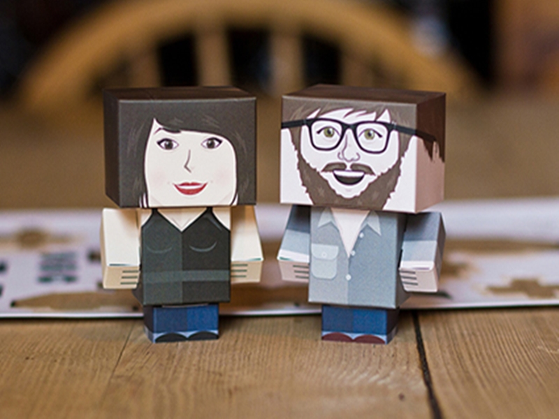 احصل على مجسم شخصيتك الكرتونية التي تشبهك من "Foldable.Me"