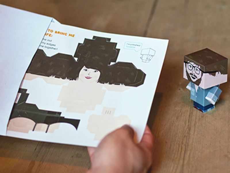 احصل على مجسم شخصيتك الكرتونية التي تشبهك من "Foldable.Me"