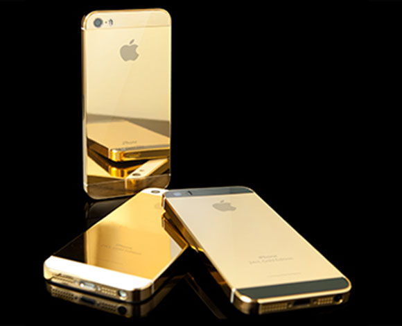 إطلاق أول iPhone 5S مطليّ بالذهب 