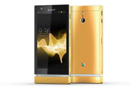 Sony Xperia تطلق هاتفاً مطلياً بالذهب الخالص