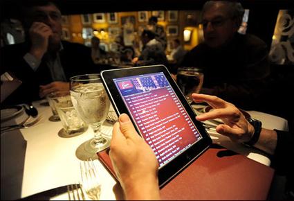 مطعم الـ iPad تجربة فريدة من نوعها