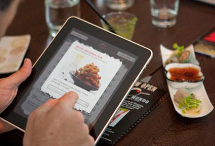 مطعم الـ iPad تجربة فريدة من نوعها
