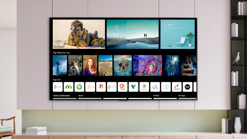 انتقل بالأنشطة الترفيهية المنزلية إلى مستوى آخر كلياً مع تلفزيونات OLED من إل جي