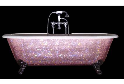 أفخر أحواض الاستحمام من Swarovski