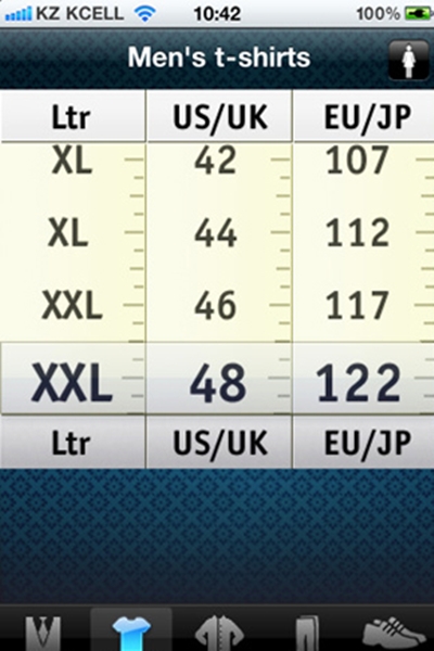 تطبيق لتحويل مقاسات الملابس التي تناسبك Ra2ed